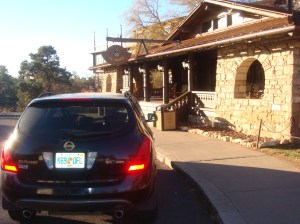 DSC02022 Parked outside the El Tovar
