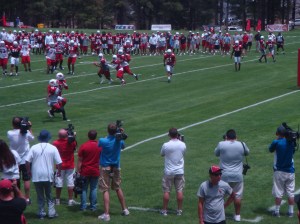 Arizona Cardinals training camp in Flagstaff.